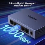 UGREEN 5-Port Gigabit Ethernet Switch Hub