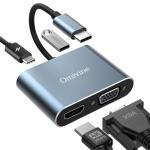 4-in-1 USB-C to HDMI VGA Adapter Hub