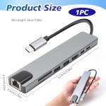 8-in-1 USB-C Hub with Ethernet and 4K HDMI