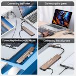 7-in-1 USB-C Hub Adapter with Multiple Ports