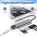 8-in-1 USB-C Hub with Ethernet and 4K HDMI