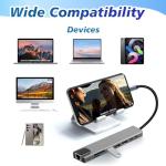 8-in-1 USB-C Hub with Ethernet and 4K HDMI