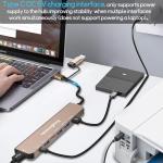 7-in-1 USB-C Hub Adapter with Multiple Ports
