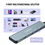 7-in-1 USB-C Hub for Laptops and More