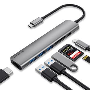 WALNEW 7-in-1 USB-C Hub with 4K HDMI