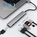 WALNEW 7-in-1 USB-C Hub with 4K HDMI