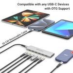 Slim 6-in-1 USB-C Hub with 4K Video