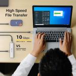 Slim 6-in-1 USB-C Hub with 4K Video