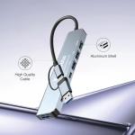 KingData 7-in-1 USB-C Hub for Laptops and Devices