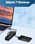 7-Port USB 3.0 Powered Hub with 1M Cable