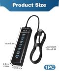 7-Port USB 3.0 Powered Hub with 1M Cable