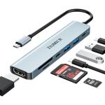 7-in-1 USB-C Hub with 4K HDMI Splitter