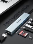 7-in-1 USB-C Hub with 4K HDMI Splitter