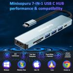 Baolongking 7-in-1 USB-C Hub with 4K HDMI