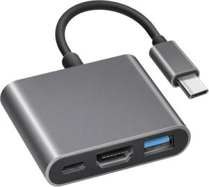 3-in-1 USB-C to HDMI Multiport Adapter Hub