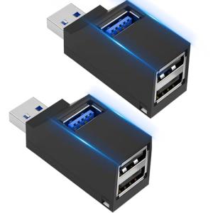 JIEYUCHU 3-Port USB Hub and Splitter