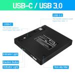 7-in-1 USB-C Portable CD/DVD Drive for Laptops