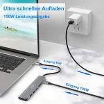 JESWO 7-in-1 USB-C Hub with 4K HDMI
