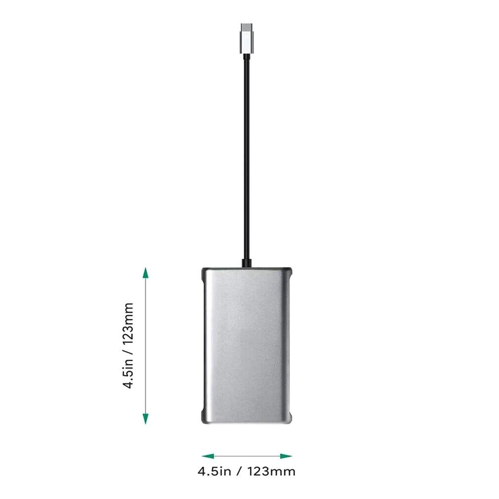 12-in-1 USB-C Multiport Hub Dual HDMI/USB 3.0