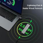 6-in-1 USB-C Hub for Dell, HP, Lenovo