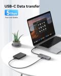 7-in-1 USB-C Hub Adapter with HDMI and SD Slots