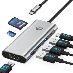 7-in-1 USB-C Hub with 4K HDMI and USB 3.0