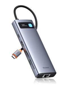 Baseus 9-in-1 USB-C Docking Station for Dual Monitors