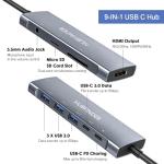 9-in-1 USB-C Hub with 4K HDMI Output