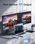 Baseus 9-in-1 USB-C Docking Station for Dual Monitors