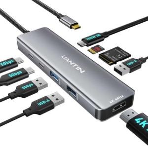 UANTIN 9-in-1 USB-C Hub with 4K HDMI