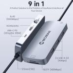 Moman 9-in-1 USB-C Hub and Docking Station