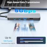 UANTIN 9-in-1 USB-C Hub with 4K HDMI