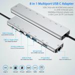 8-in-1 USB-C Hub with 4K HDMI Adapter