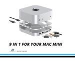 Mac Mini Hub: 9-in-1 Dock with SSD Enclosure