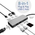 Kensington 8-in-1 USB-C Laptop Dock, 85W Power