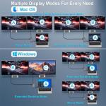 BENFEI 9-in-1 Portable USB-C Docking Station