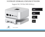 Mac Mini Hub: 9-in-1 Dock with SSD Enclosure