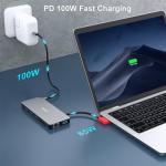 BENFEI 9-in-1 Portable USB-C Docking Station