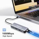 KRISUHO 8-in-1 USB-C Multiport Hub and Adapter