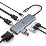 Tiergrade 9-in-1 USB-C Hub for Dual Monitors