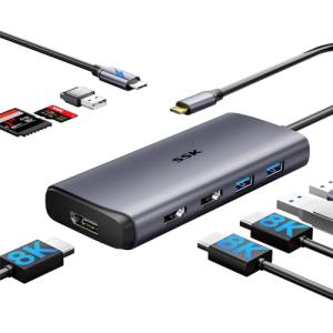 SSK USB-C Docking Station: 9-in-1 Hub