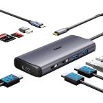 SSK USB-C Docking Station: 9-in-1 Hub