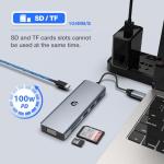 Tiergrade 9-in-1 USB-C Hub for Dual Monitors