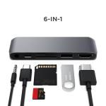 SATECHI 6-in-1 USB-C Hub with 4K HDMI