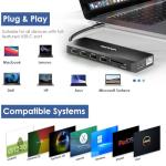 WAVLINK 12-in-1 USB C Triple Monitor Hub