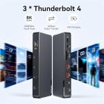 MOKiN 12-in-1 Thunderbolt 4 Dock with 8K Display