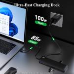 12-in-1 USB C Docking Station with Display Outputs
