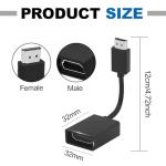 4K HDMI Extension Cable - 12cm Male to Female