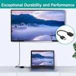 HDMI Extension Cable for 4K Devices - Black