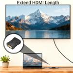 Noenaeni 2-Pack 4K HDMI Female Couplers